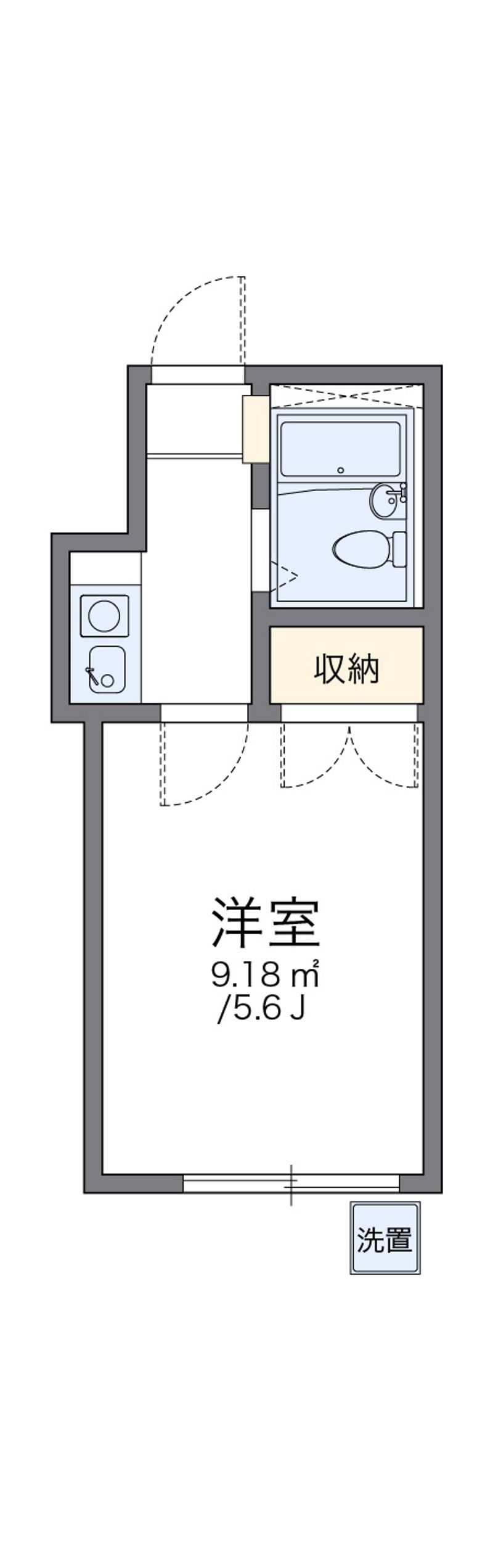 レオパレス王子公園 間取り
