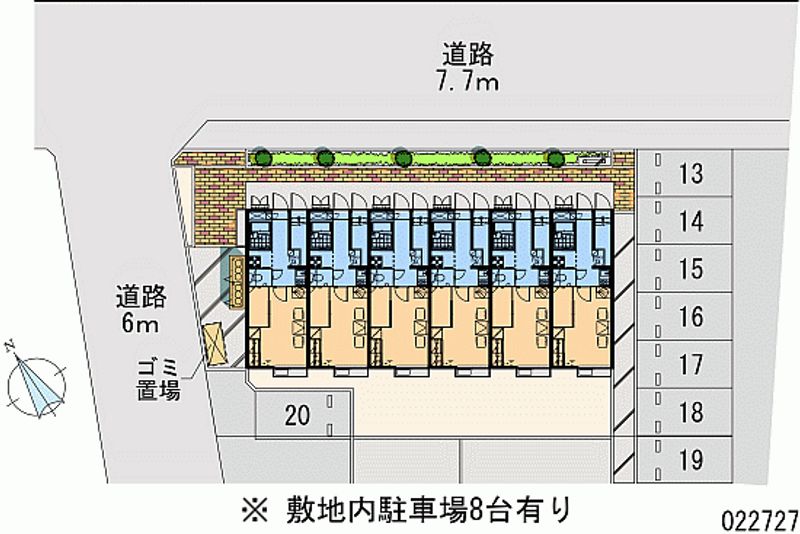 レオパレス琵琶渕レジデンスⅢ 月極駐車場