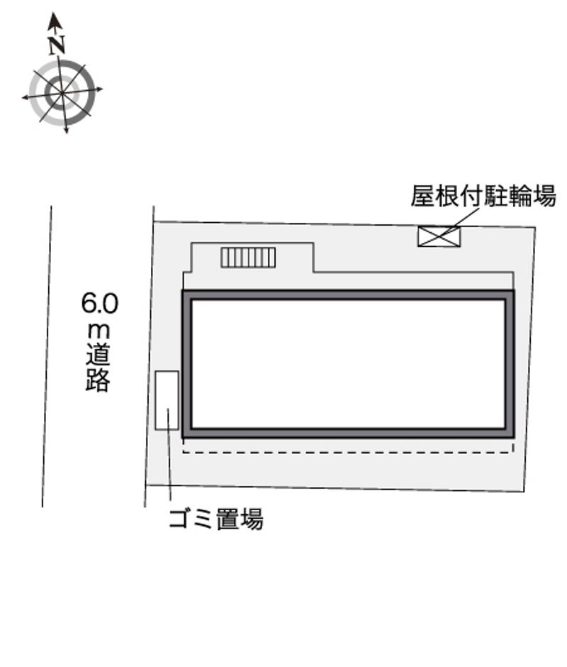 レオパレスボンヌール 配置図
