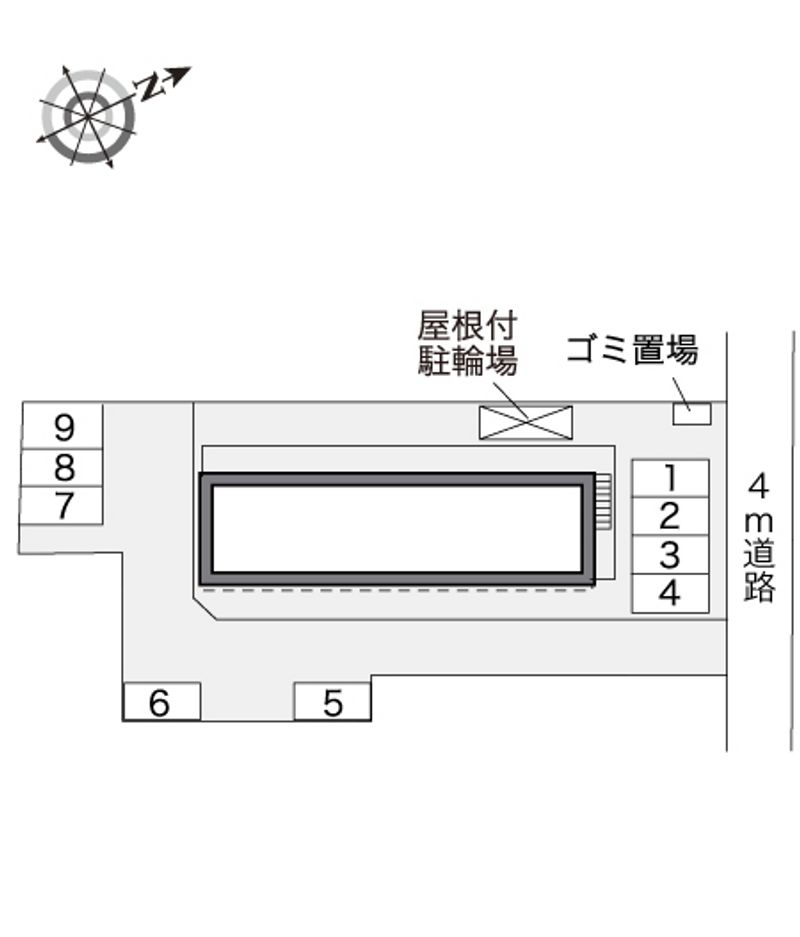レオパレスプレジール 配置図
