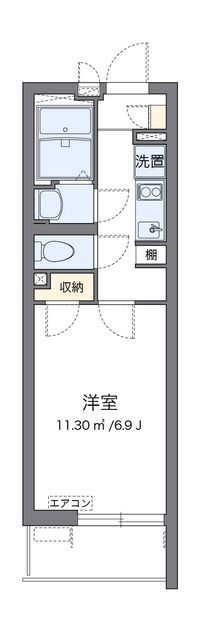 クレイノＧＯＮＴＡ 間取り図