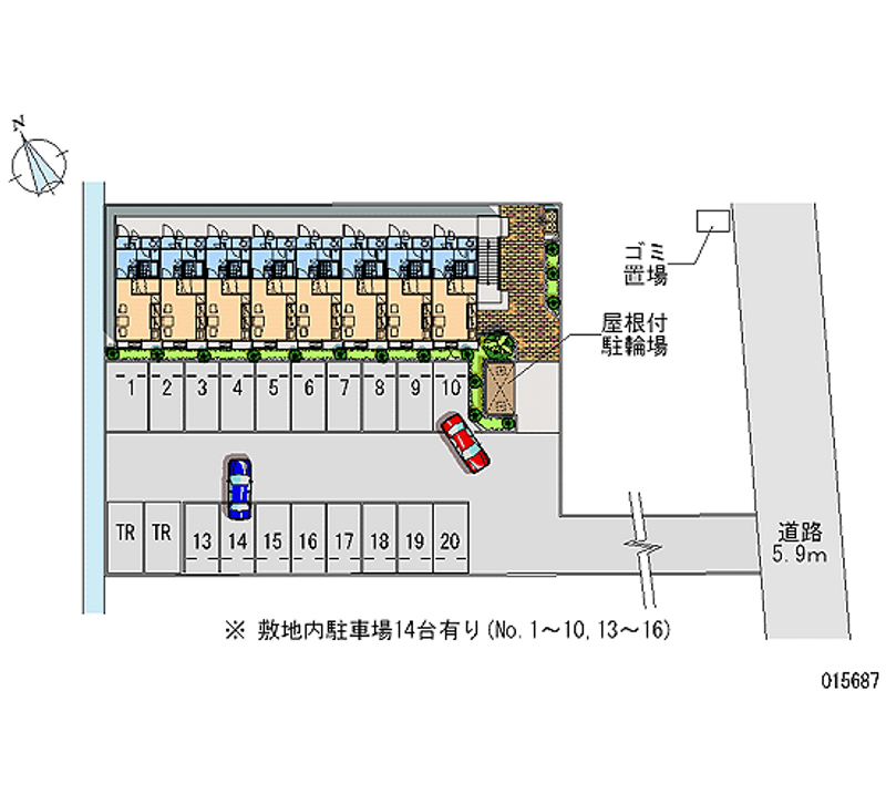 15687 bãi đậu xe hàng tháng