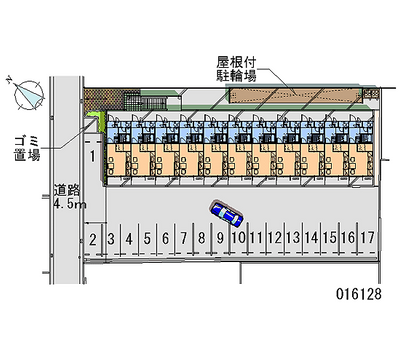 16128 Monthly parking lot