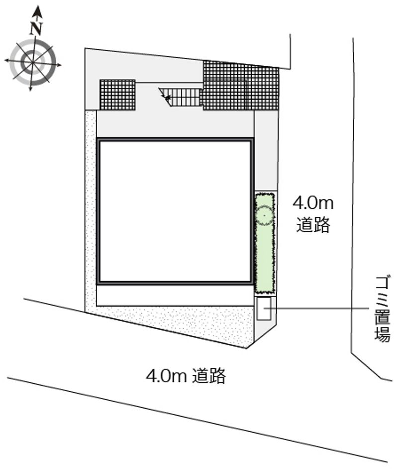 レオパレスウエスト　ヴィレッジ 配置図