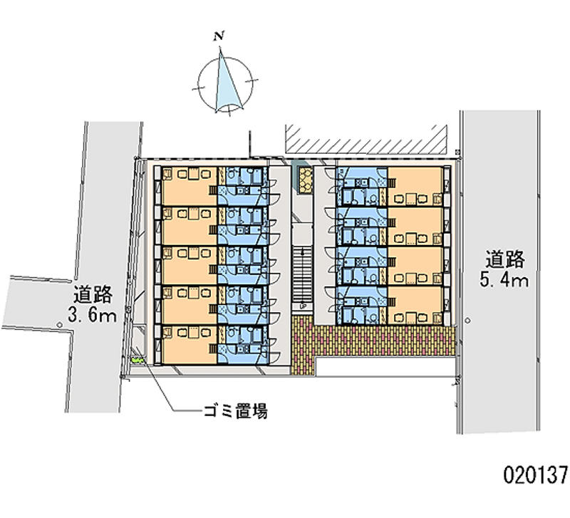 レオパレスシーガル 区画図