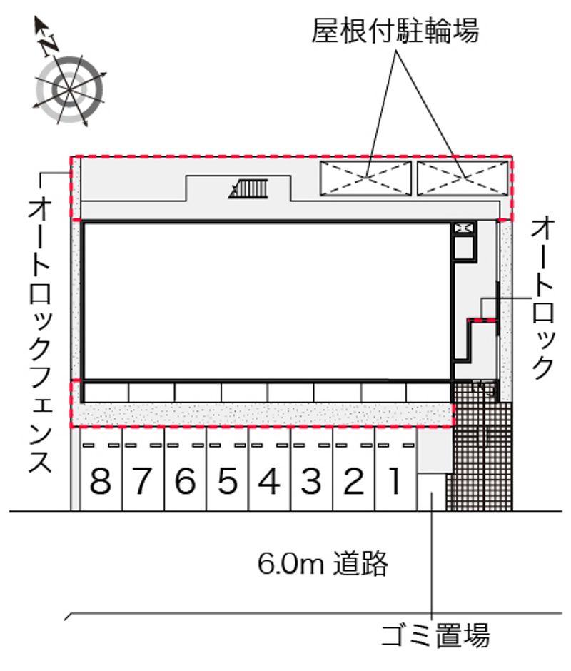 レオネクストホワイトパレス 配置図