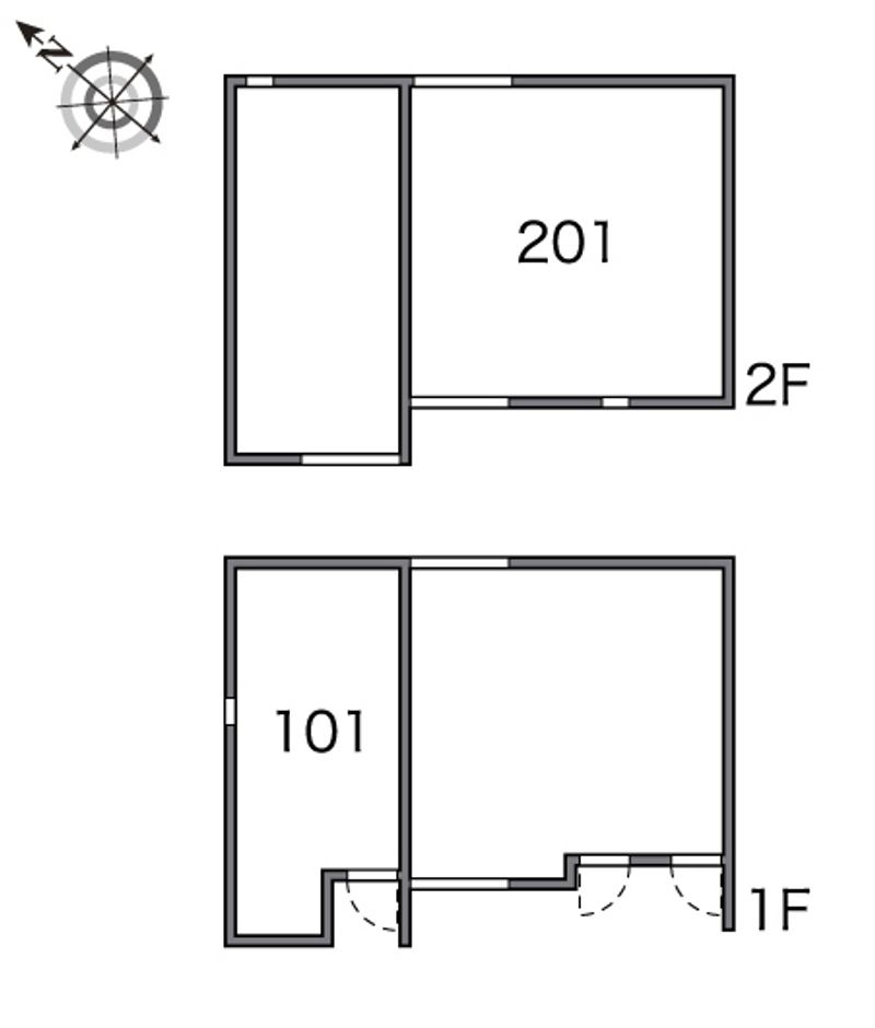 レオネクストシンコーポ２ 間取配置図