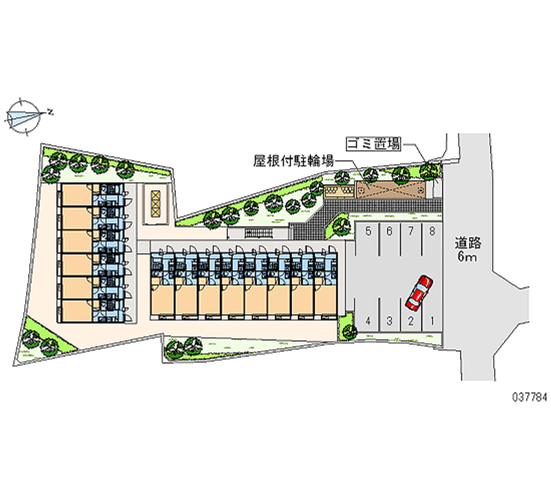 レオパレス花園 月極駐車場