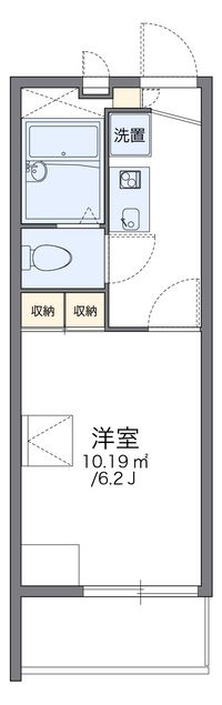 レオパレスプランドール 間取り図