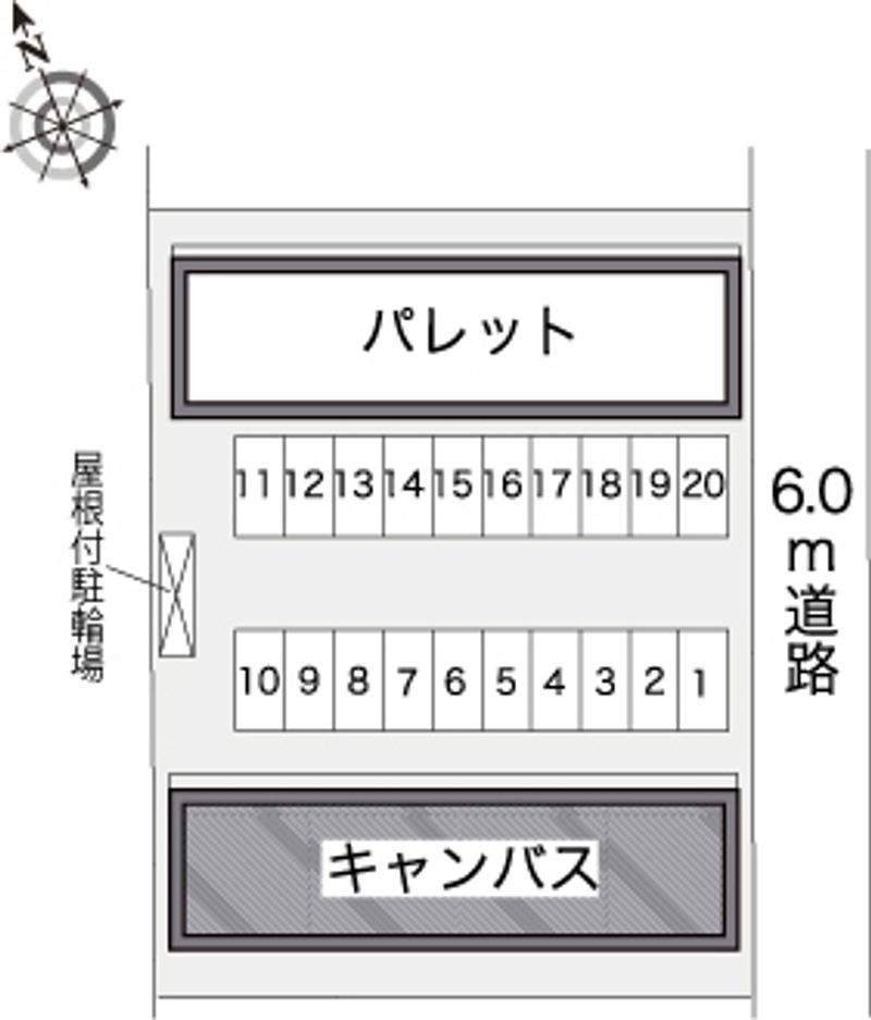 レオパレスキャンバス 配置図