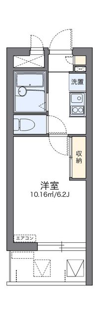 レオパレストリビュート　久米 間取り図
