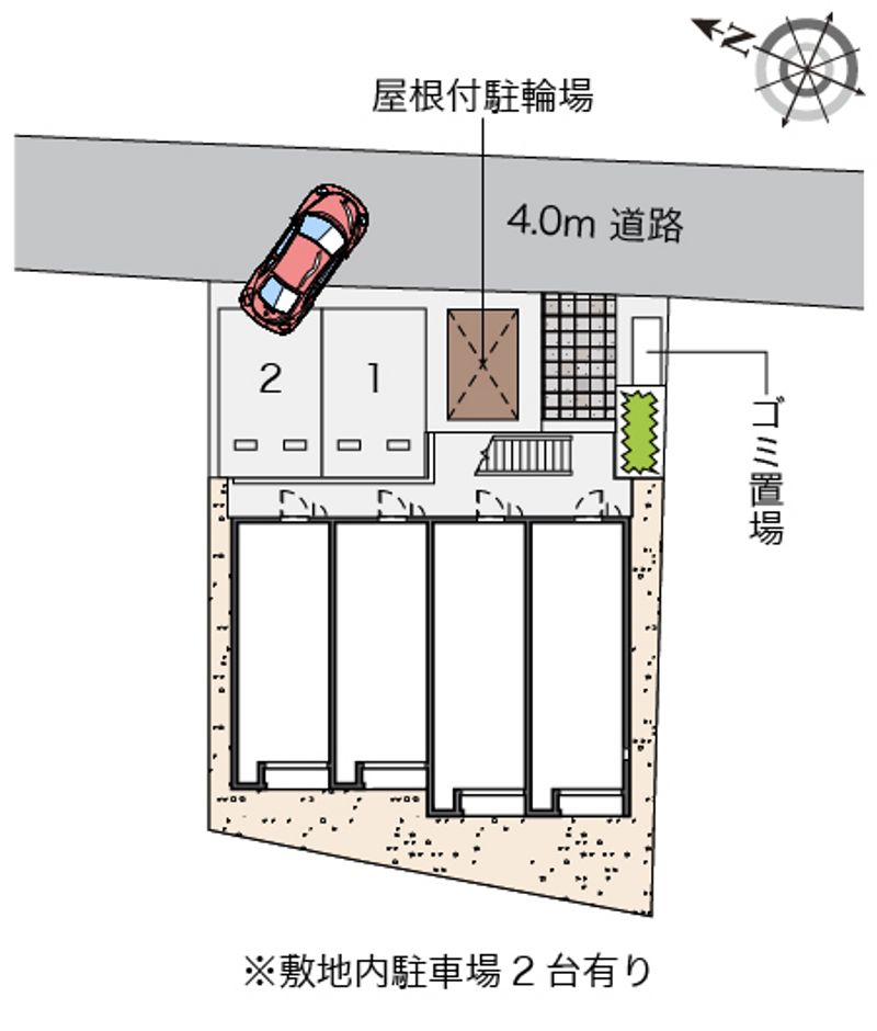 レオネクストシャトル杉田Ⅴ 配置図