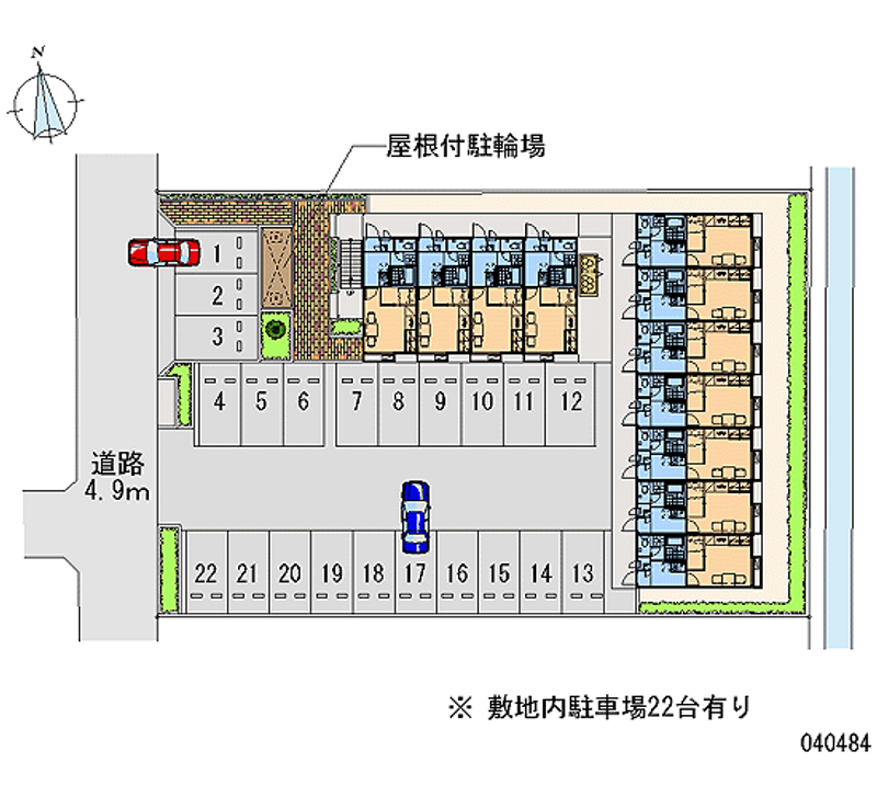 レオパレストゥインクル２１ 月極駐車場