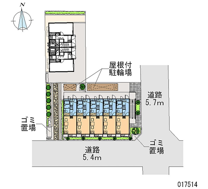 レオパレスグラティテュード 区画図