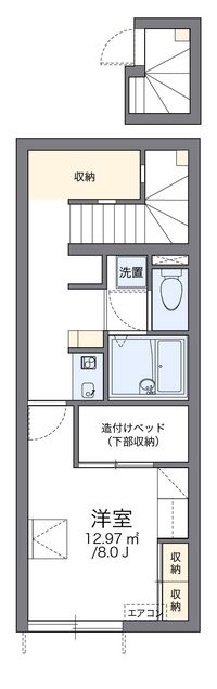 レオパレスそまぎ 間取り図