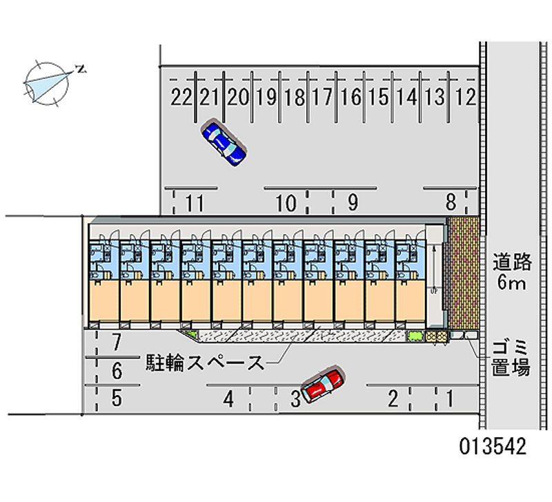 レオパレス華 月極駐車場