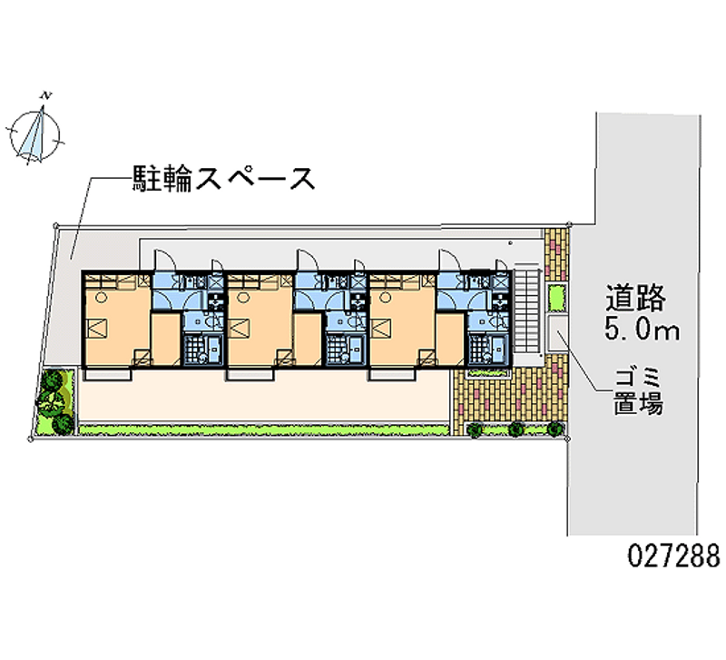 レオパレスパーク３ 区画図