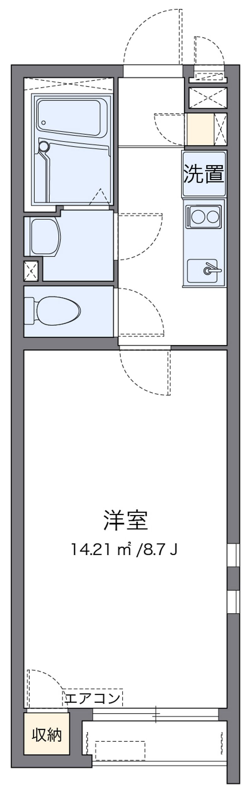 クレイノ希望 間取図