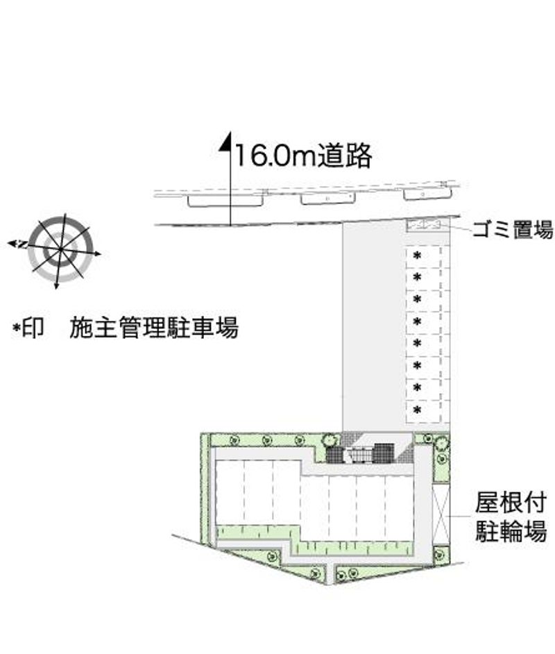 レオパレス幸良Ⅱ 配置図