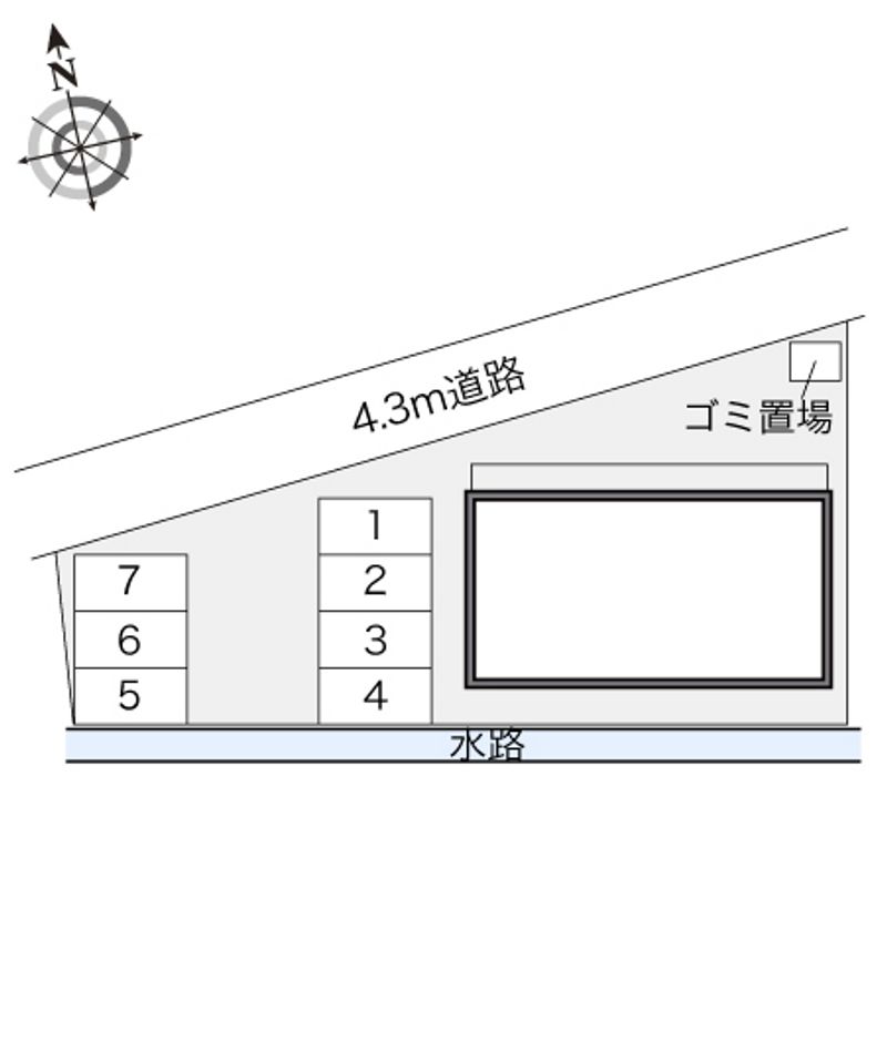 レオパレスセカンド 配置図