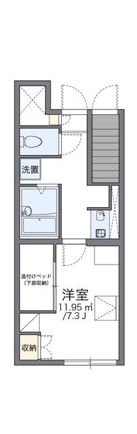 レオパレスＮＩＳＨＩＫＩ 間取り図