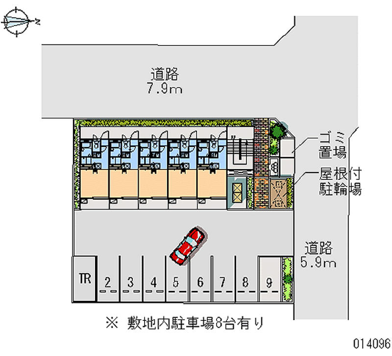 レオパレス清良 月極駐車場