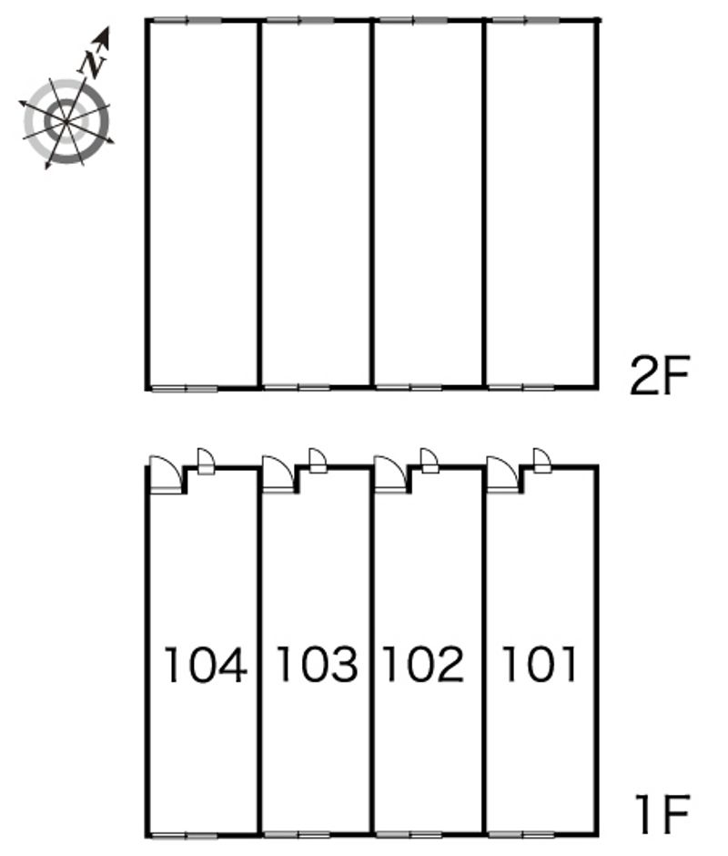 レオパレスＢｅｅｒｅｎ 間取配置図