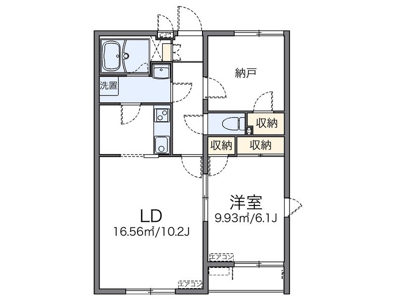 レオネクストシルクⅡ 間取図