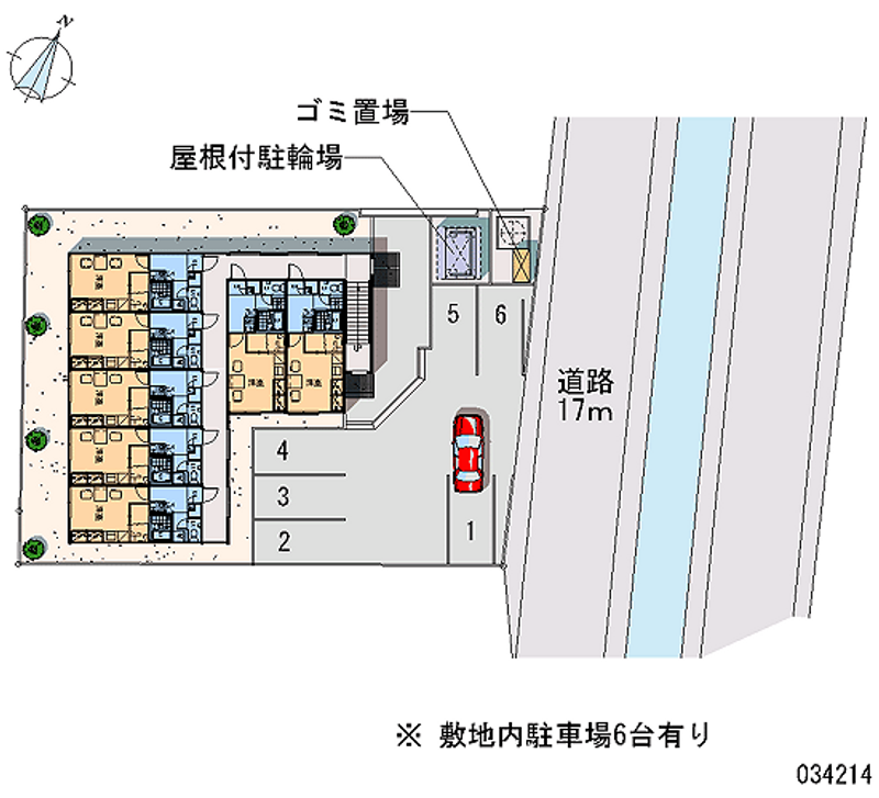 レオパレスサザンカ 月極駐車場