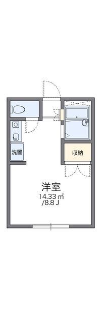 レオパレスＫＡＭＩＴＡＮＩＧＡＭＩ 間取り図