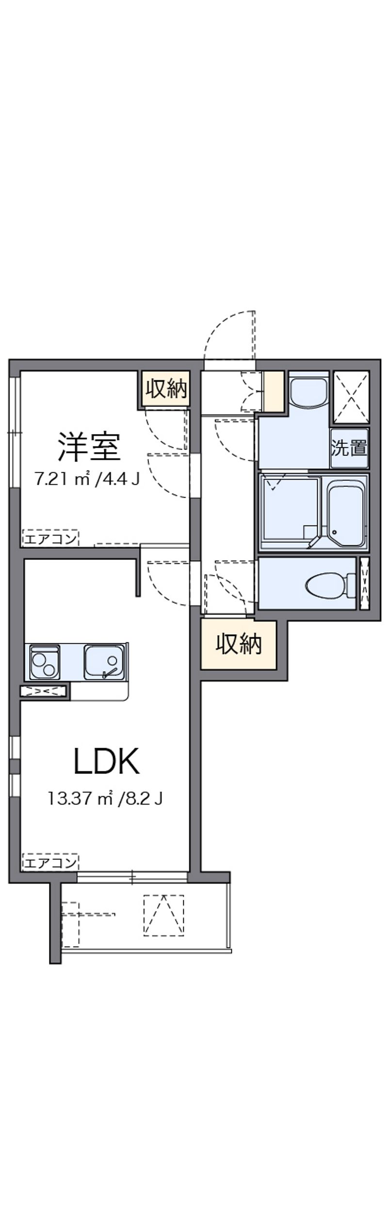 クレイノカーサ学芸大学 間取図