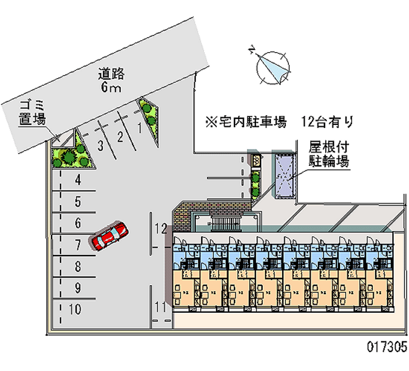 レオパレスＲｙｕ 月極駐車場