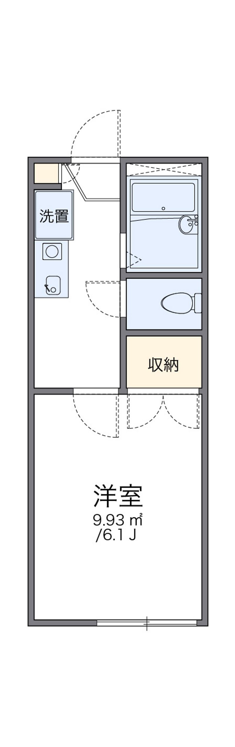 レオパレスＲＡＦＦＩＮＡＴＯⅡ 間取図