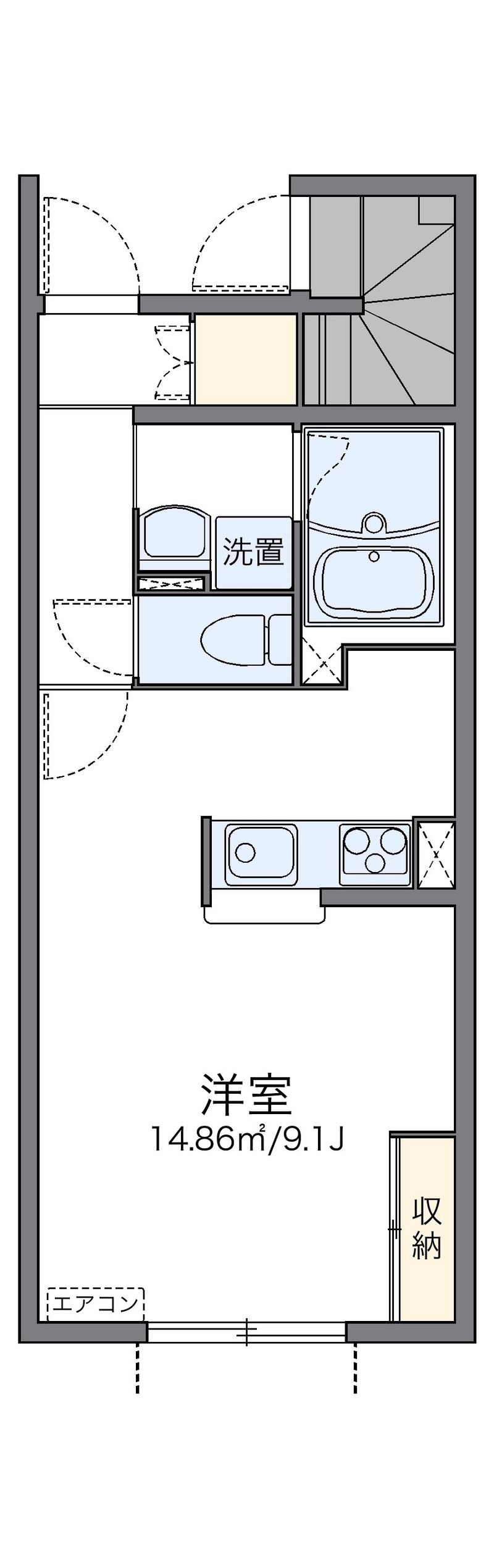 レオネクストウイロウⅢ 間取図