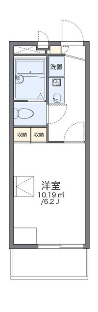 レオパレス明光 間取り図