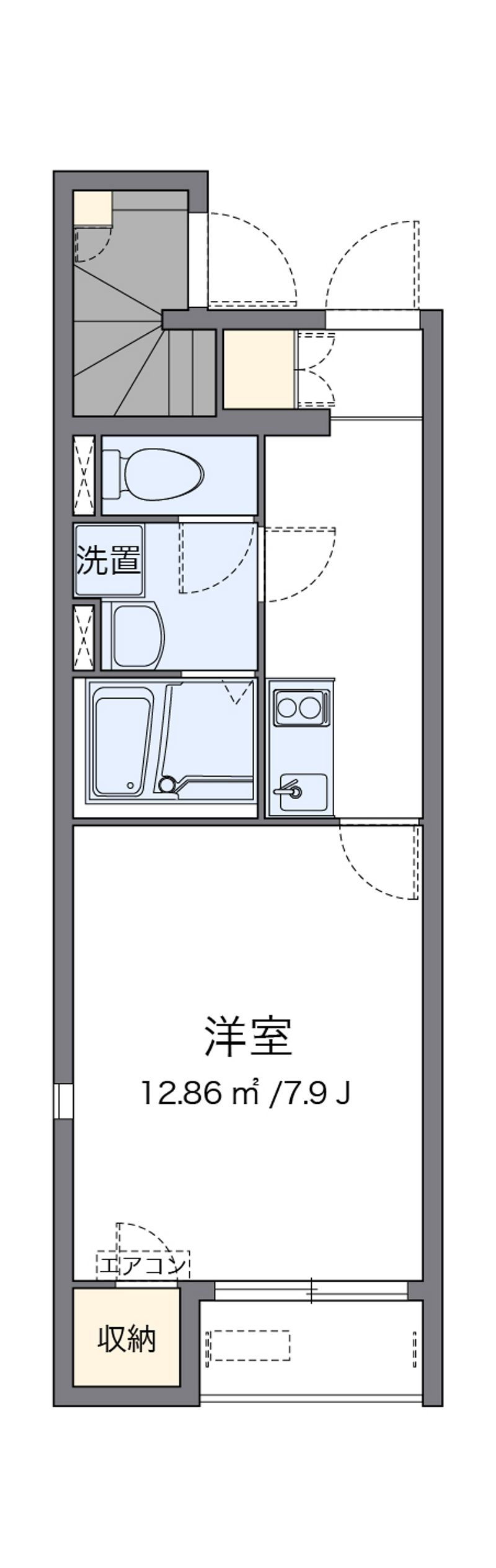 レオネクスト留ヶ谷Ｂ 間取り
