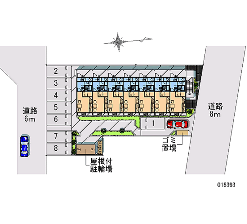 レオパレスパークサイド 月極駐車場