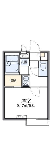 レオパレスニュー栄 間取り図