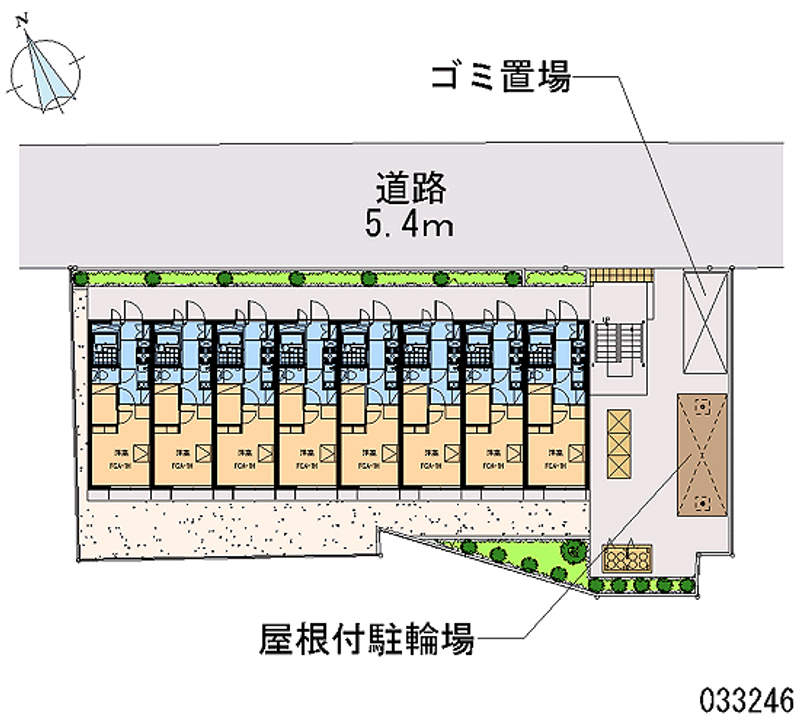レオパレスアピラ 区画図