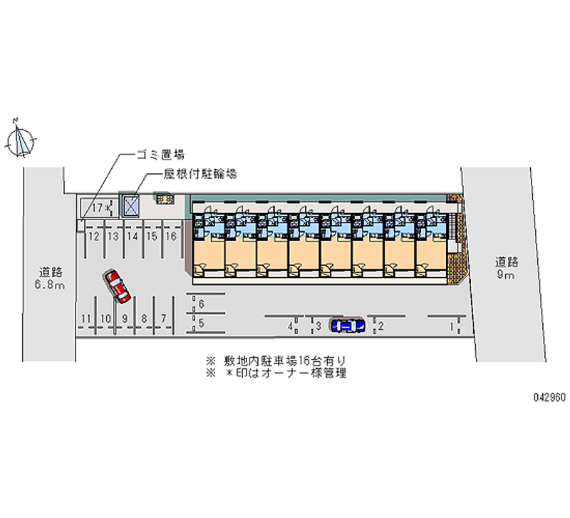 42960 Monthly parking lot