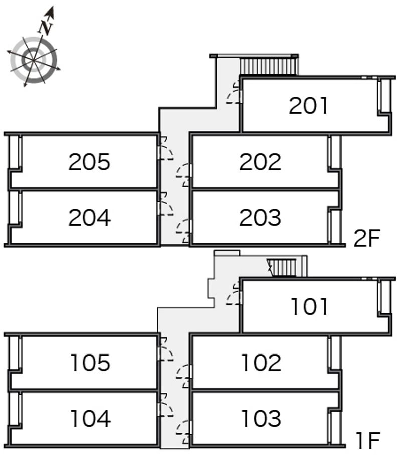 クレイノＩＲＩＥⅡ 間取配置図