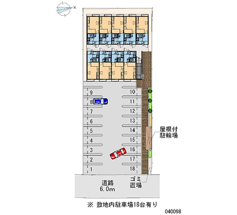 40098 Monthly parking lot