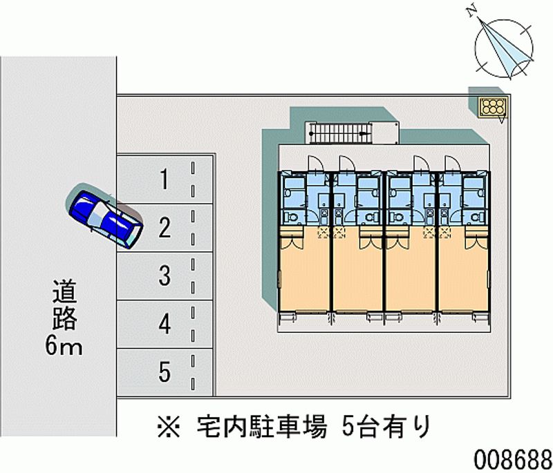 レオパレス紫苑 月極駐車場