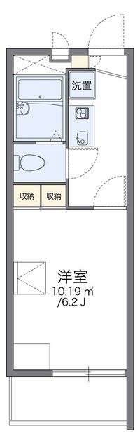 レオパレスサンブロード 間取り図