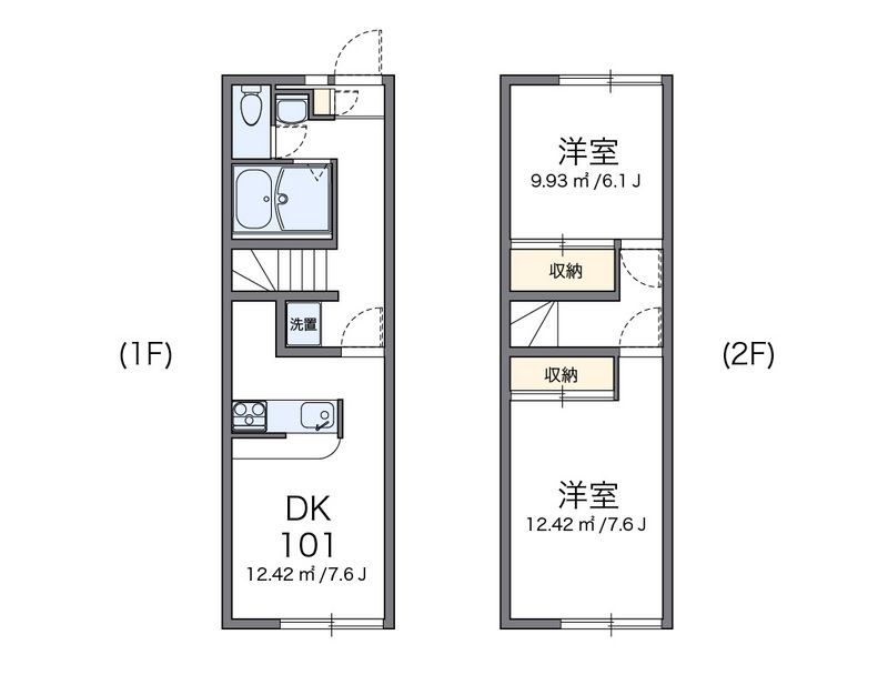 レオパレスプレミールⅡ 間取図