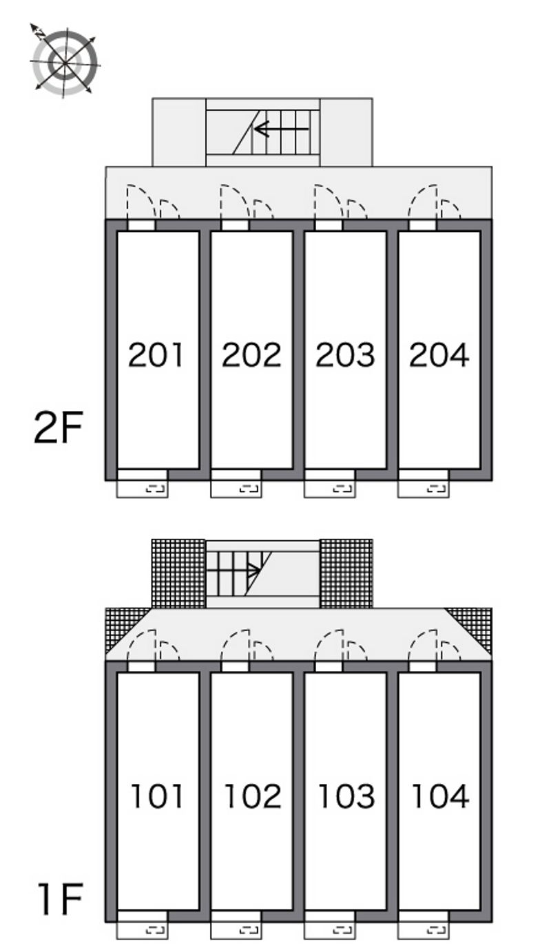 レオネクストウィング湘南 間取り配置図