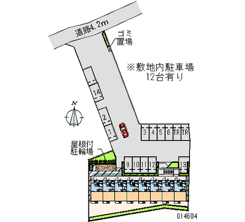 レオパレス武蔵野 月極駐車場