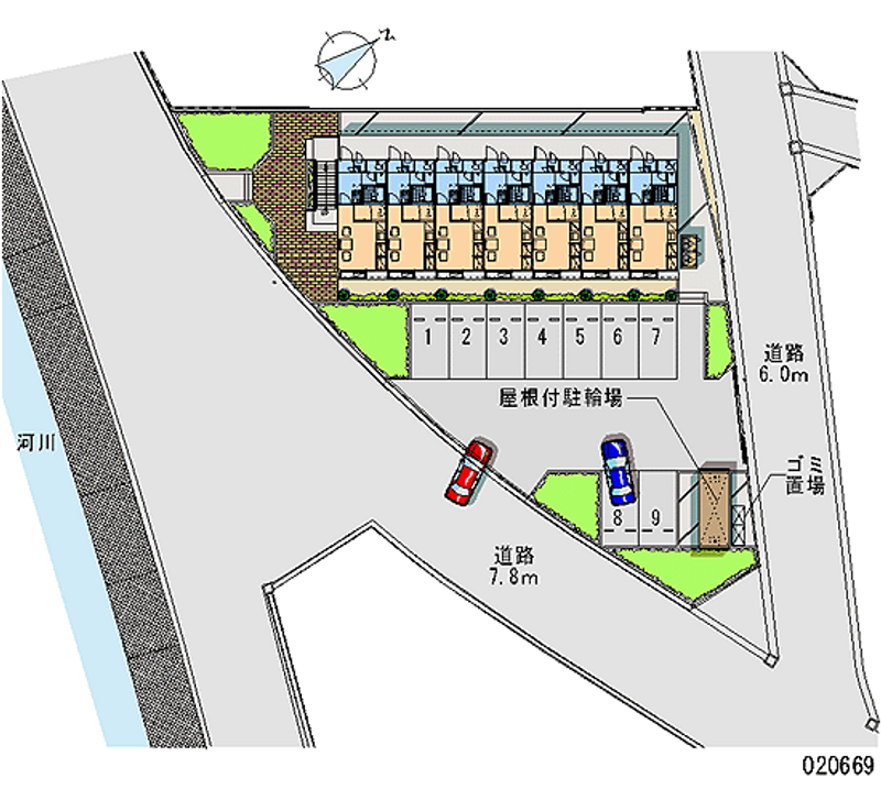 20669 Monthly parking lot