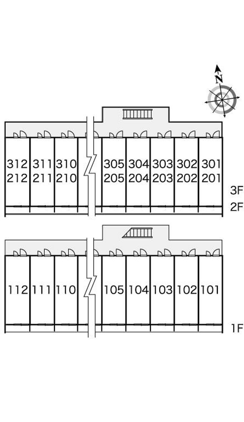 レオパレスＳＥＫ 間取配置図