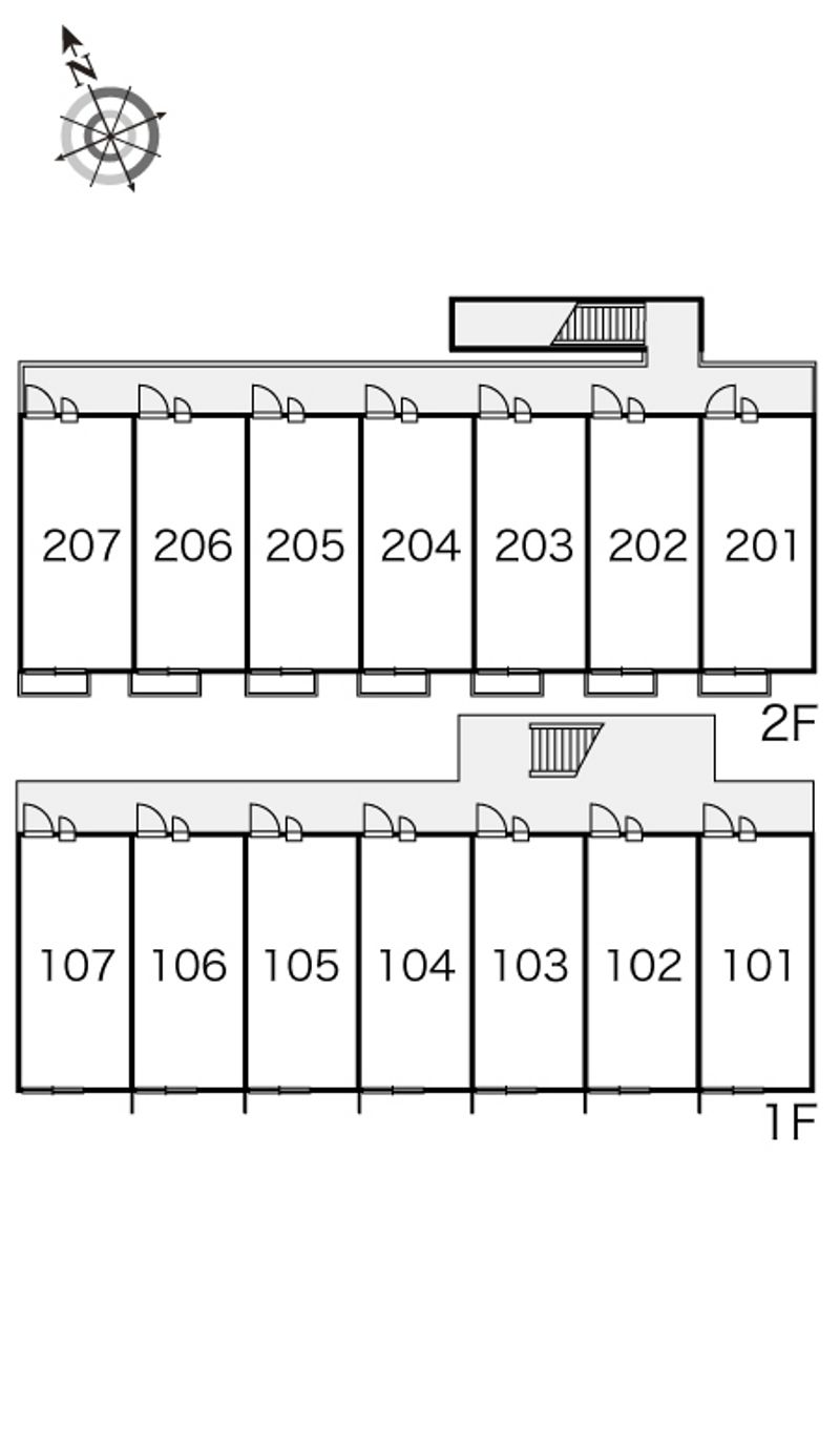 レオパレスエーデルハイム 間取り配置図